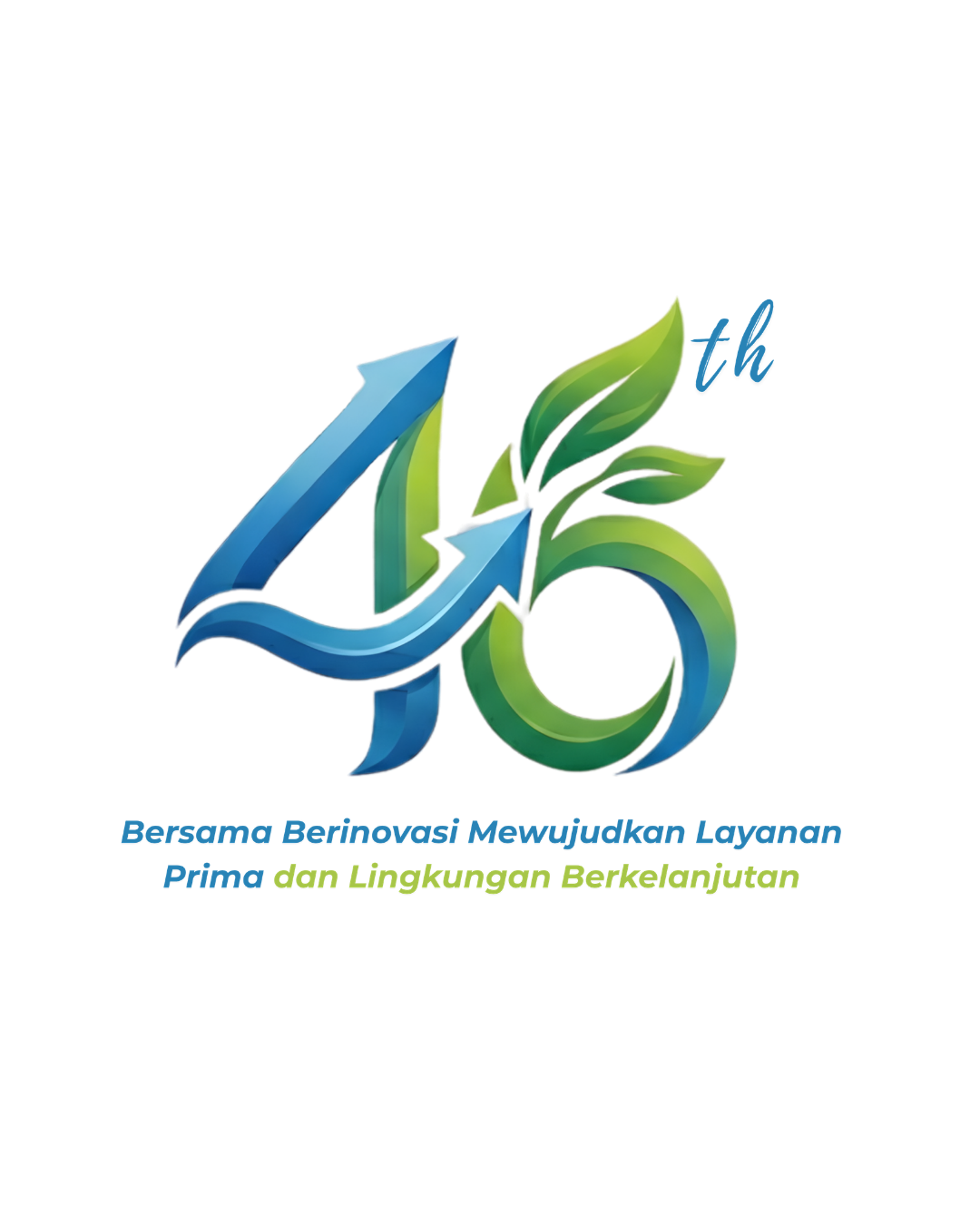 Logo HUT ke-46 PAM Giri Menang